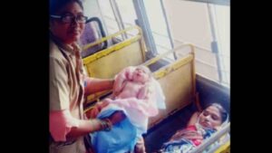 Baby Delivered On Bus: Bus Conductor And Nurse Save Mother And Newborn