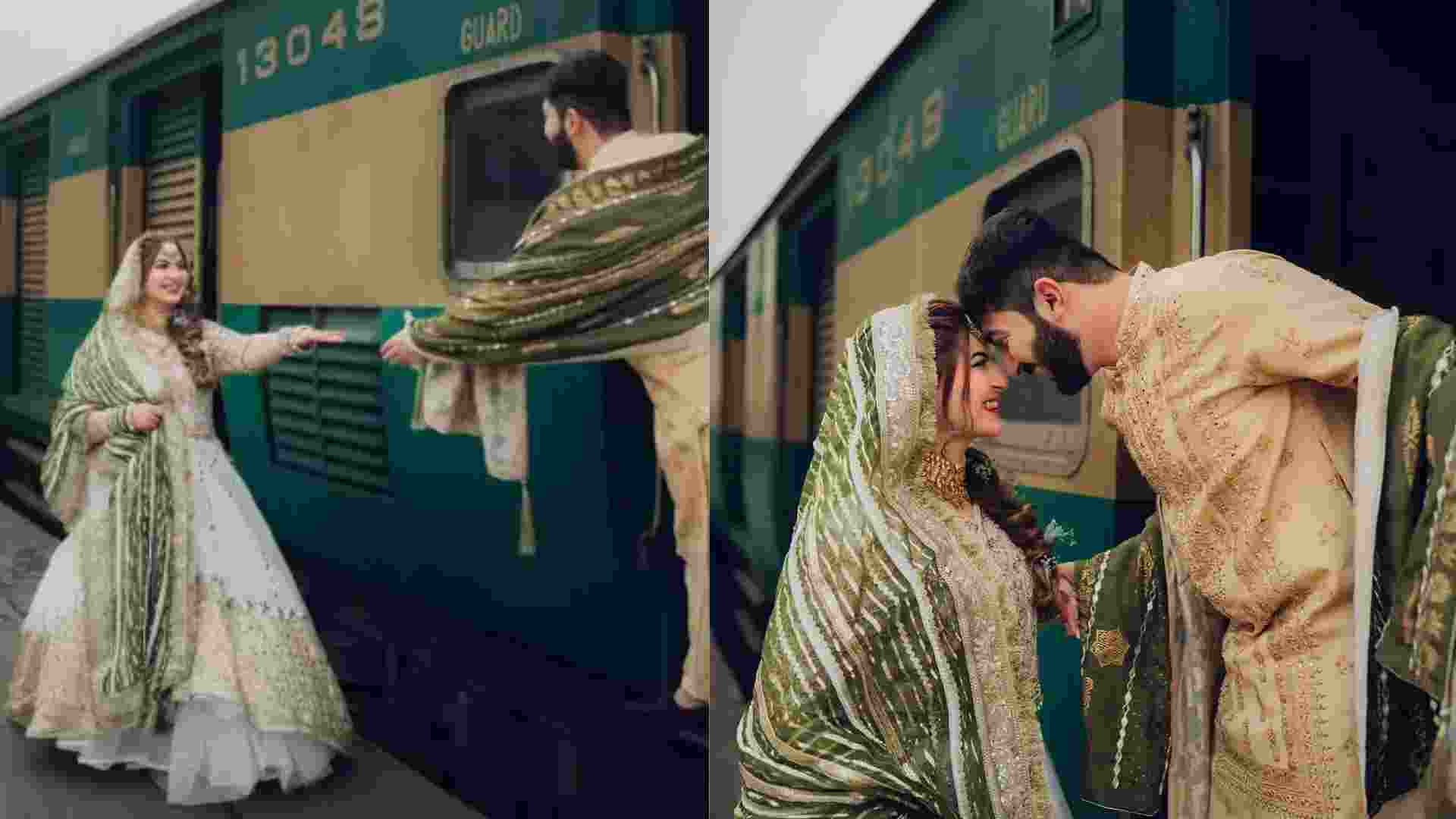 Pakistani Bride’s ‘Dilwale Dulhania Le Jayenge’ Inspired Nikah Shoot Goes Viral