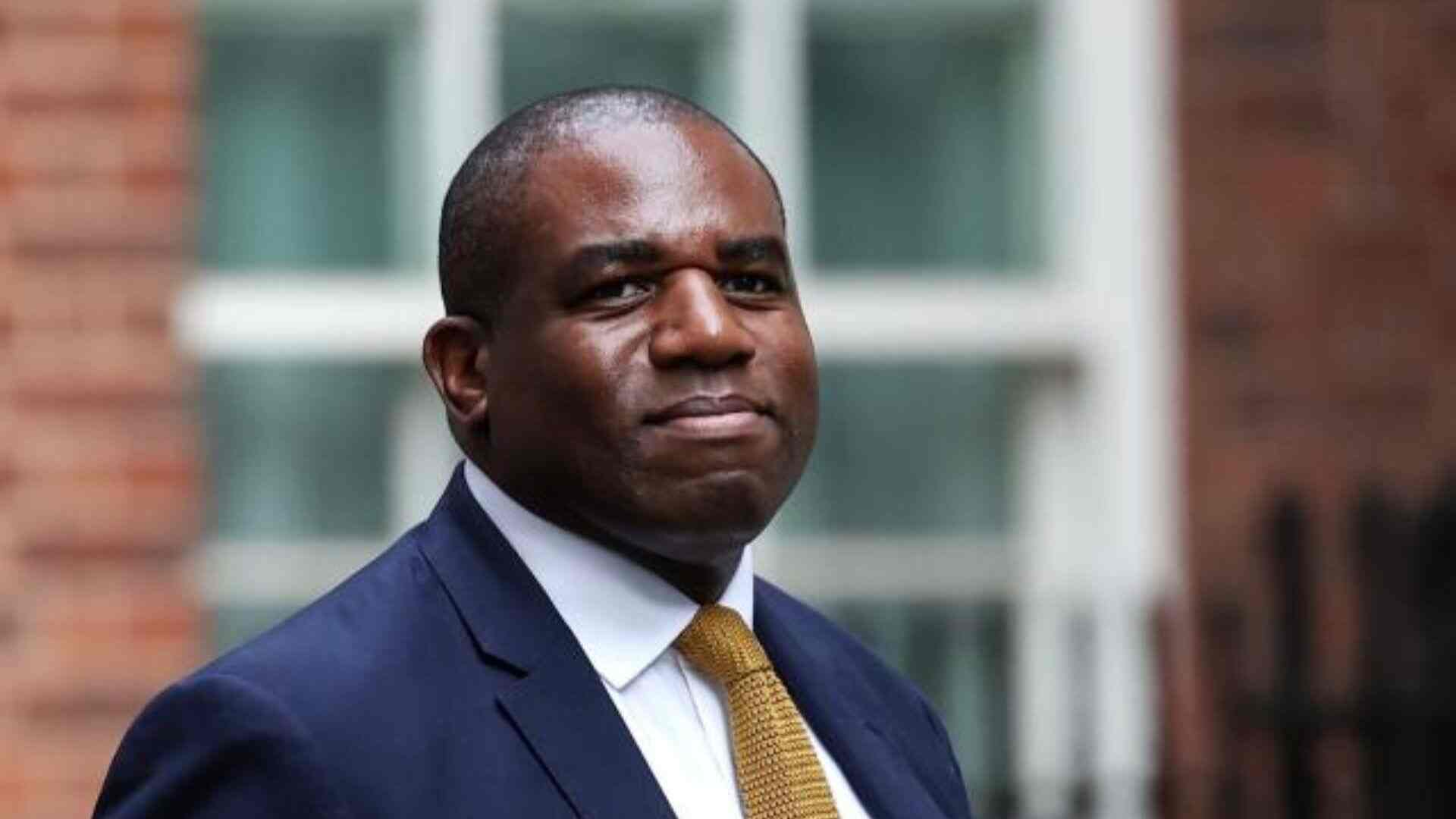 UK Foreign Secretary David Lammy