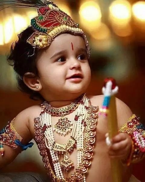 Krishna dress for girl fashion baby