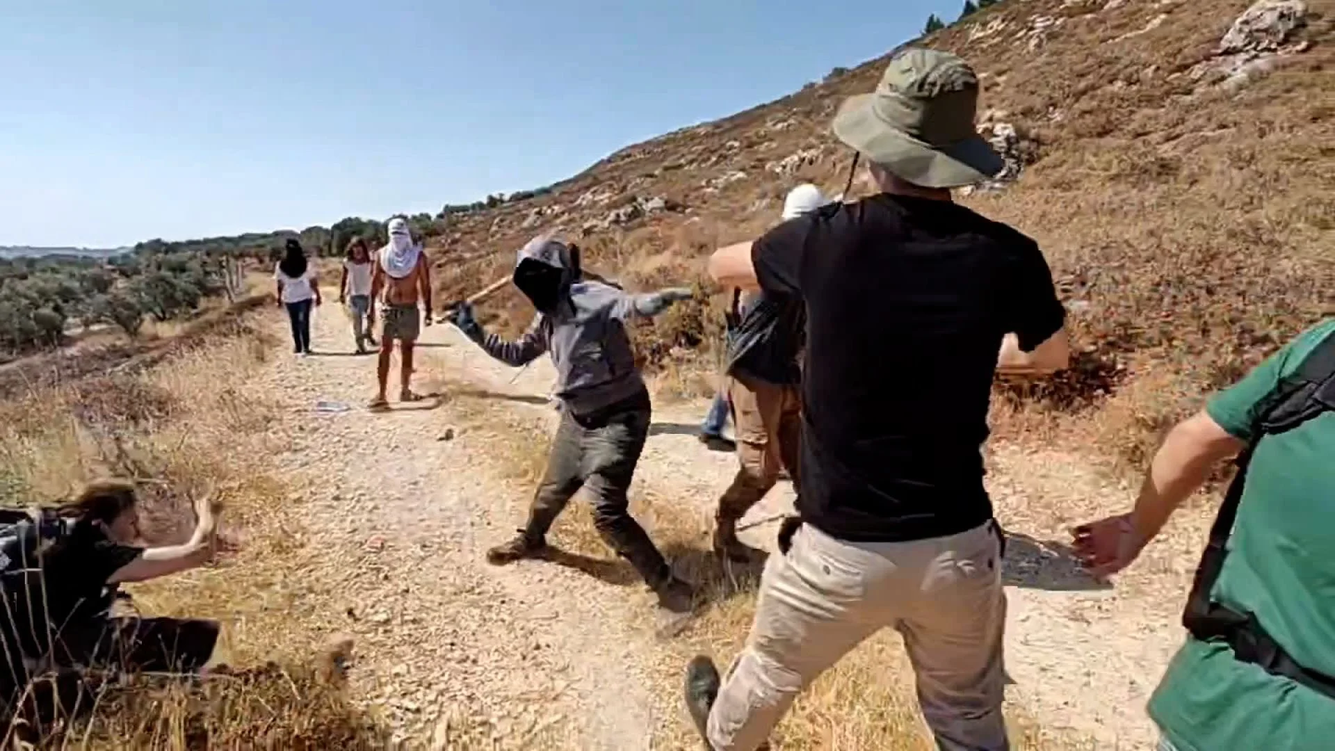 Israeli Settlers Violent Attack