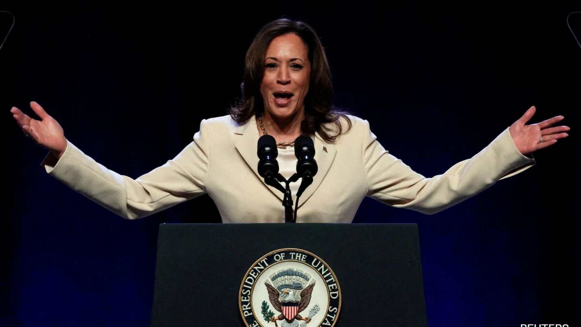 Kamala Harris: Creates History Becoming First Woman Of Color, Securing Democratic Presidential Nomination