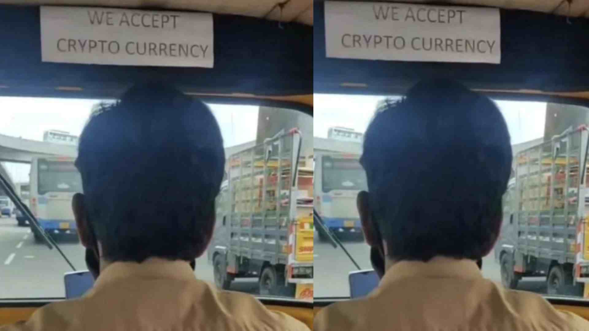 No Cash? Pay By Crypto: Bengaluru Auto Driver Revolutionizes Payments By Accepting Cryptocurrency!