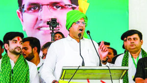 Dushyant Chautala accuses Congress of  aligning with BJP ahead of RS election