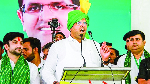 Dushyant Chautala accuses Congress of  aligning with BJP ahead of RS election