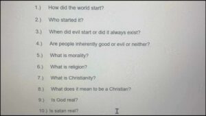 Parents Furious Over High School Assignment Questioning: ‘Is God real? Is Satan real?’