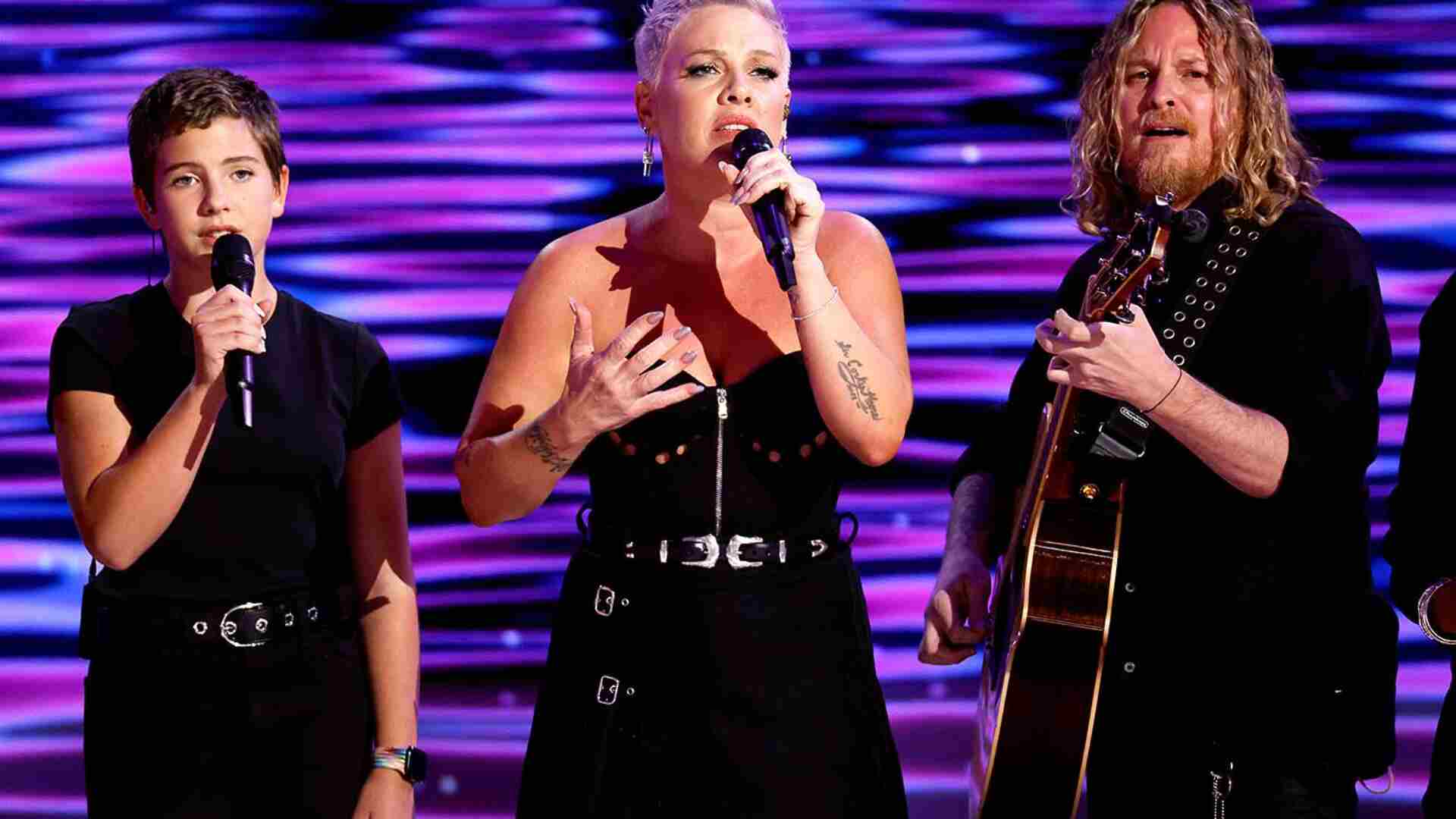 P!nk And Daughter Willow Perform ‘What About Us’ At DNC For Kamala Harris | WATCH