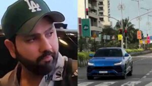 Watch: Rohit Sharma Drives Lamborghini With ‘0264’ Plate | Video Goes Viral