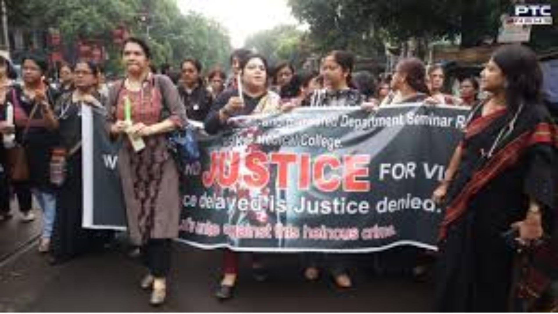 Kolkata Women Protest For Justice In Doctor’s Death