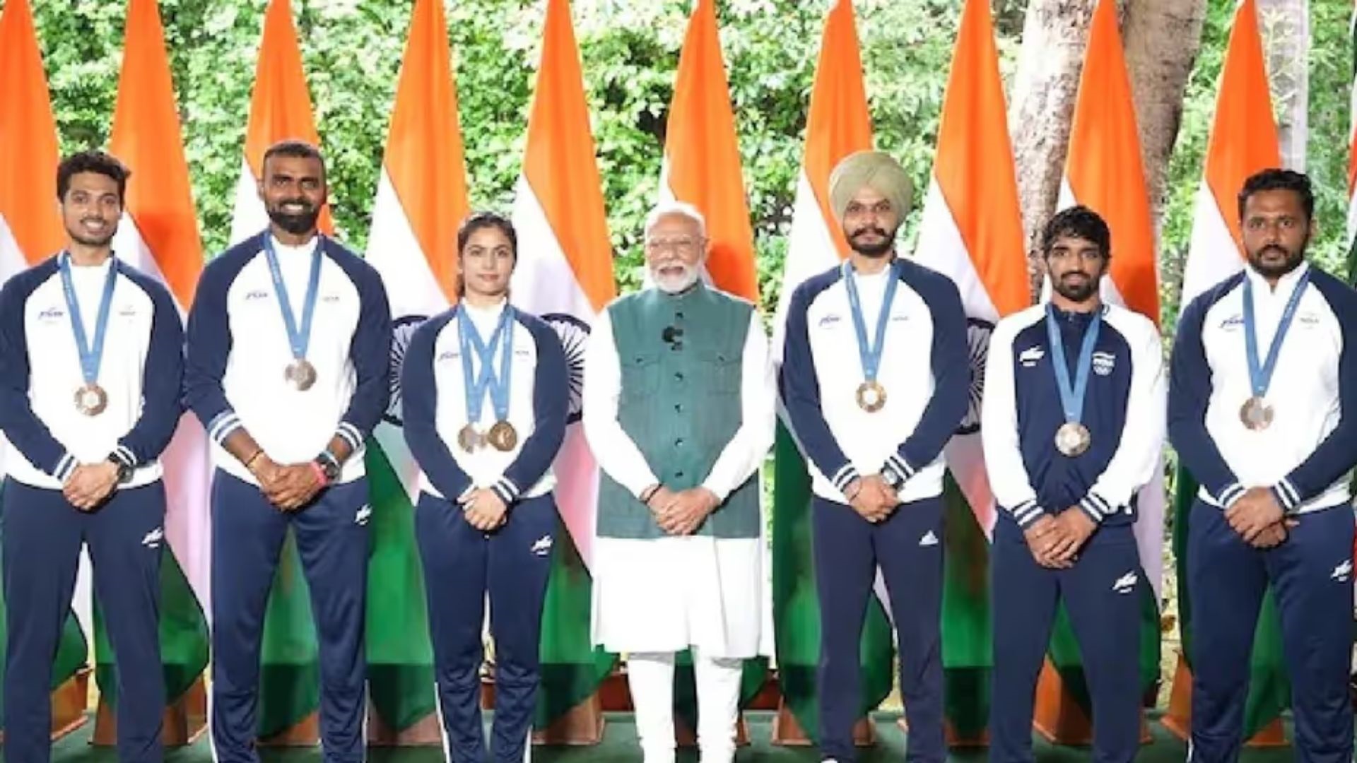 PM Modi honored to host Indian Olympians from Paris