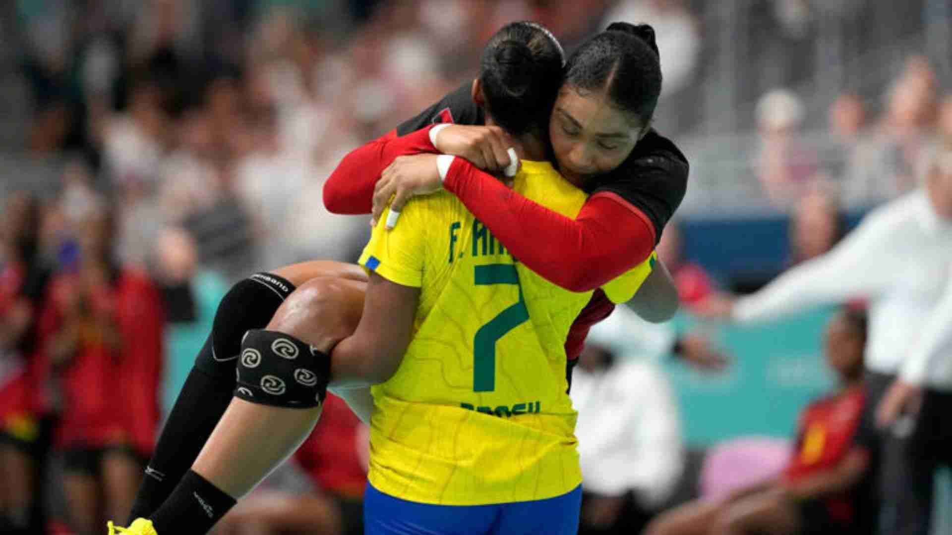 Brazil’s Tamires Morena Rushes To Help Injured Angolan Captain At Paris Olympics | Watch