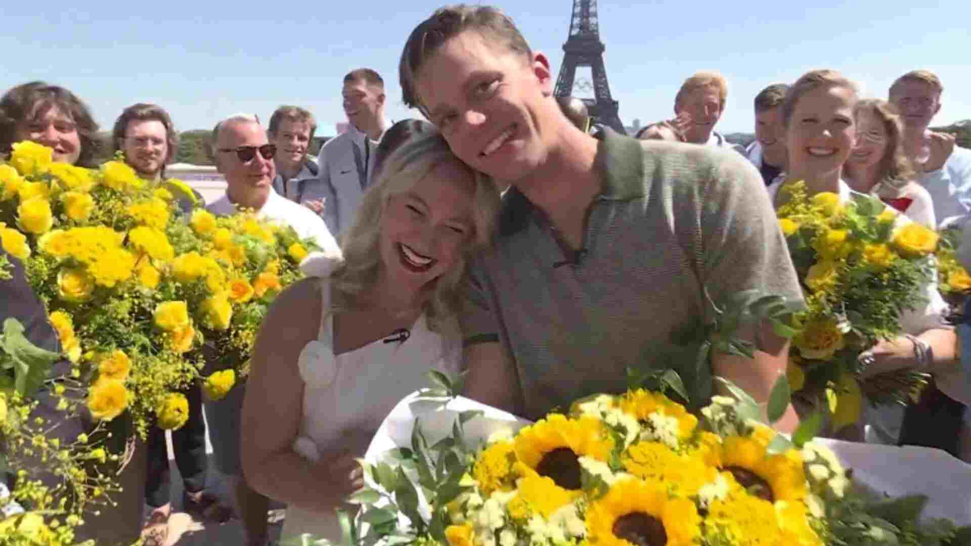 Olympic Justin Best Pops Question In Paris With 2,700 Roses