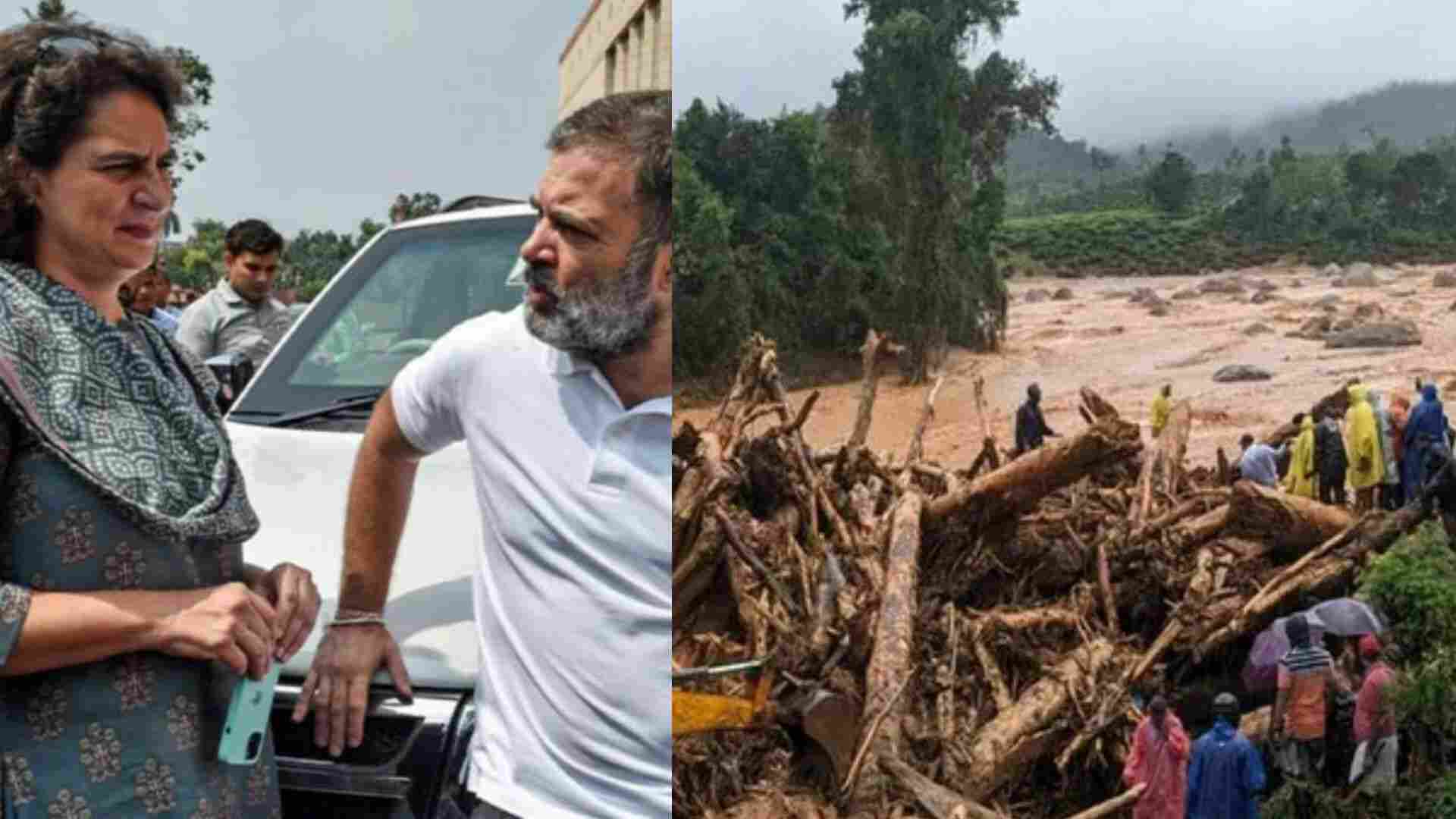 Rahul Gandhi Joins Wayanad Rescue Operation As Death Toll Hits 256