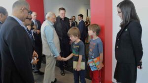 Old Photo Of PM Modi With Elon Musk And Kids Goes Viral On Social Media