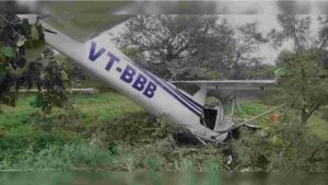 Private Plane Crash In Madhya Pradesh’s Guna: Two Pilots Injured