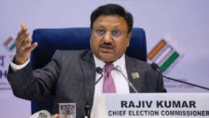 CEC Rajiv Kumar Dismisses Allegations of EVM Battery Level Discrepancies, Assures Robust Security