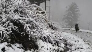 Season’s First Snowfall in Kashmir