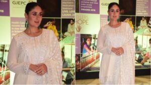 Kareena Kapoor’s Ivory Abu Jani Sandeep Khosla Suit Channels Geet from Jab We Met