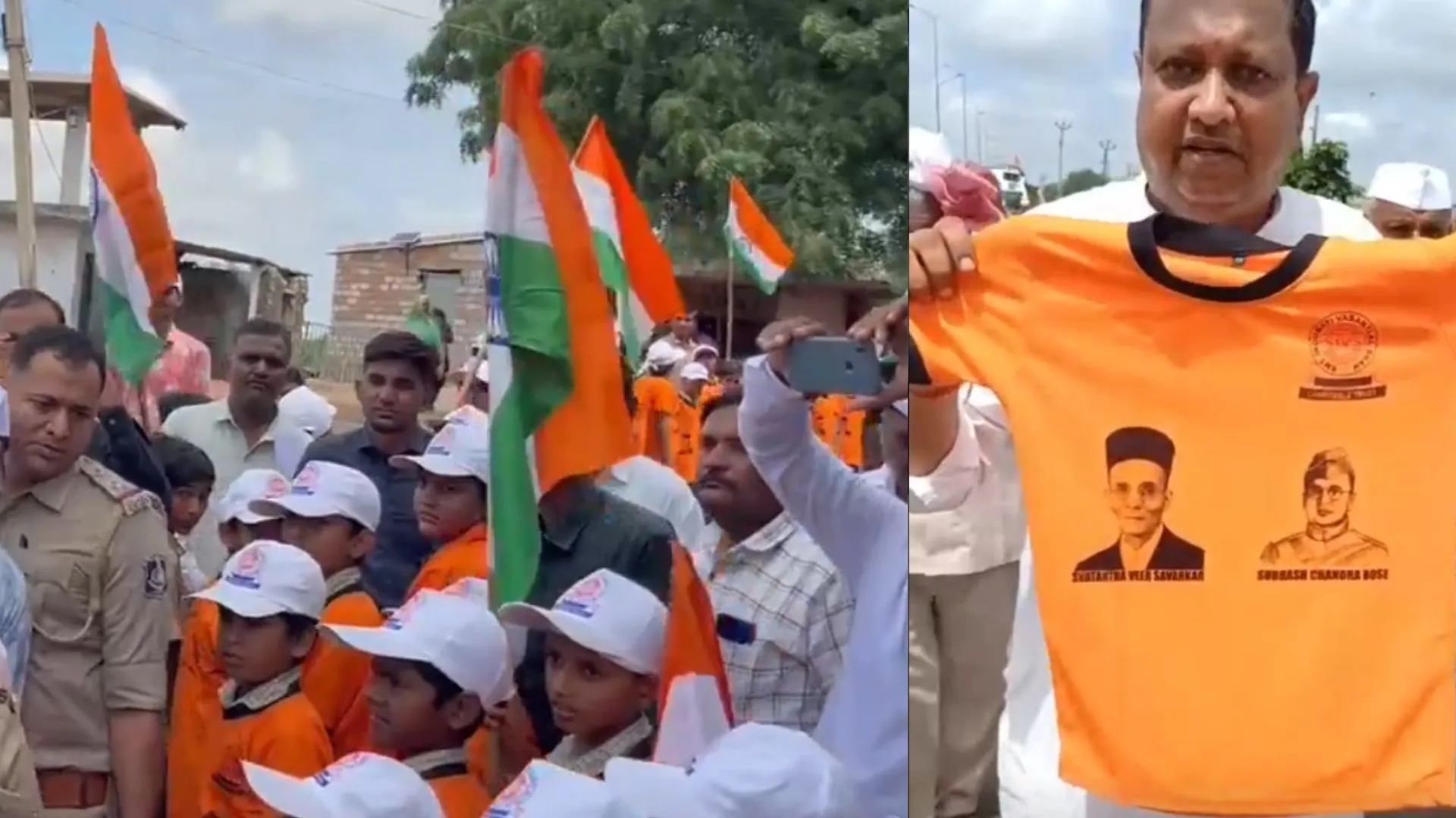 Savarkar T-Shirts Replace Gandhi and Sardar in Tiranga Yatra: Congress Leader Criticizes BJP