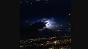 Astronaut Captures Stunning Image of ‘Single Lightning Strike’ from Space