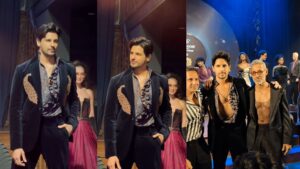 Sidharth Malhotra Revives Retro 70s Elegance at Shantnu & Nikhil’s Delhi Fashion Event