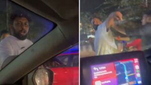 Watch: Bengaluru Couple Shouts ‘Bachcha Hai Andar’ During Biker Attack On Their Car