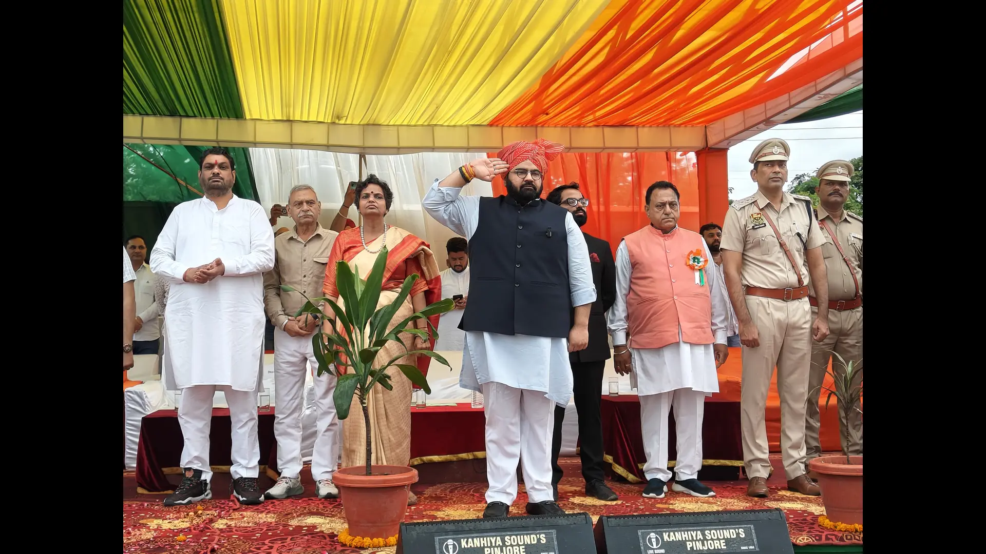 MP Kartikeya Sharma commends Haryana athletes’ contributions on 78th I-Day celebrations in Kalka