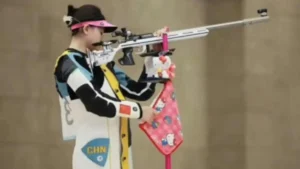 Uniqueness at Its Best: China Shooter Wows Netizens with Her Hello Kitty Rifle at Paris Olympics 2024