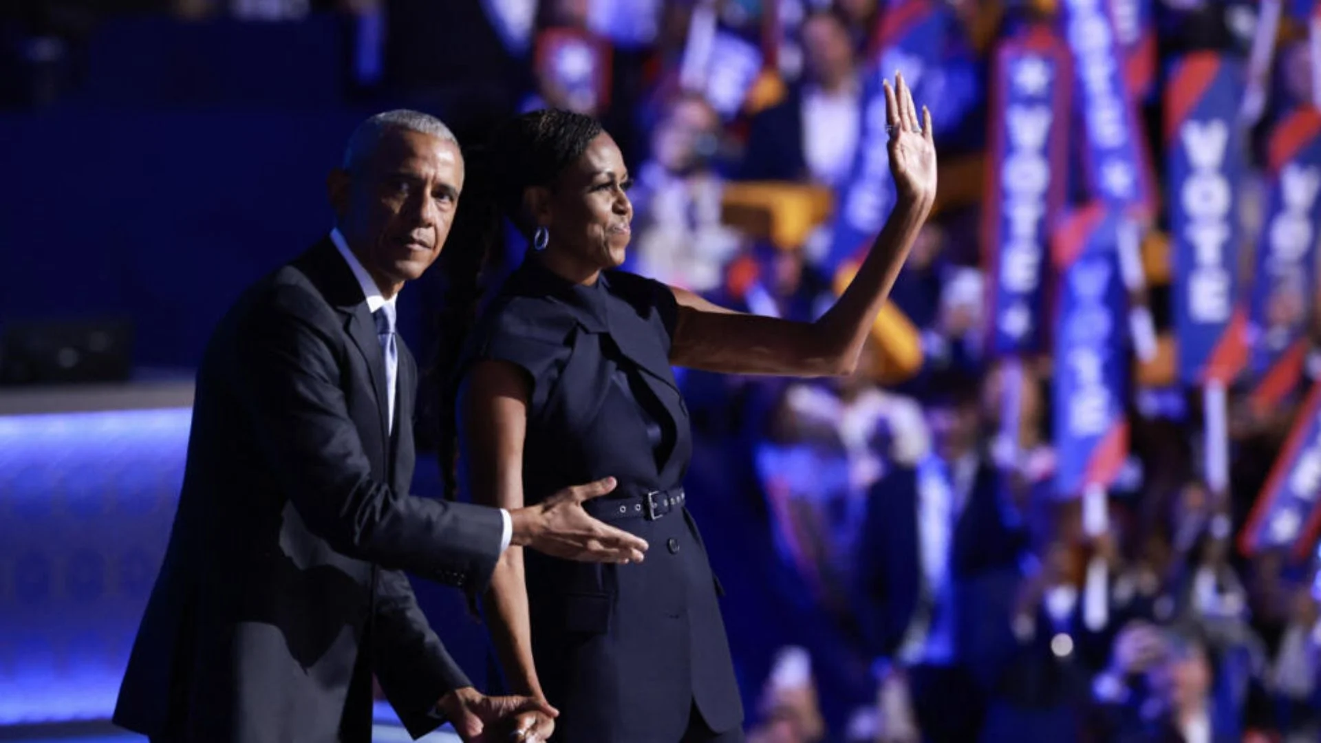 Obama Rallies Support For Kamala Harris At DNC