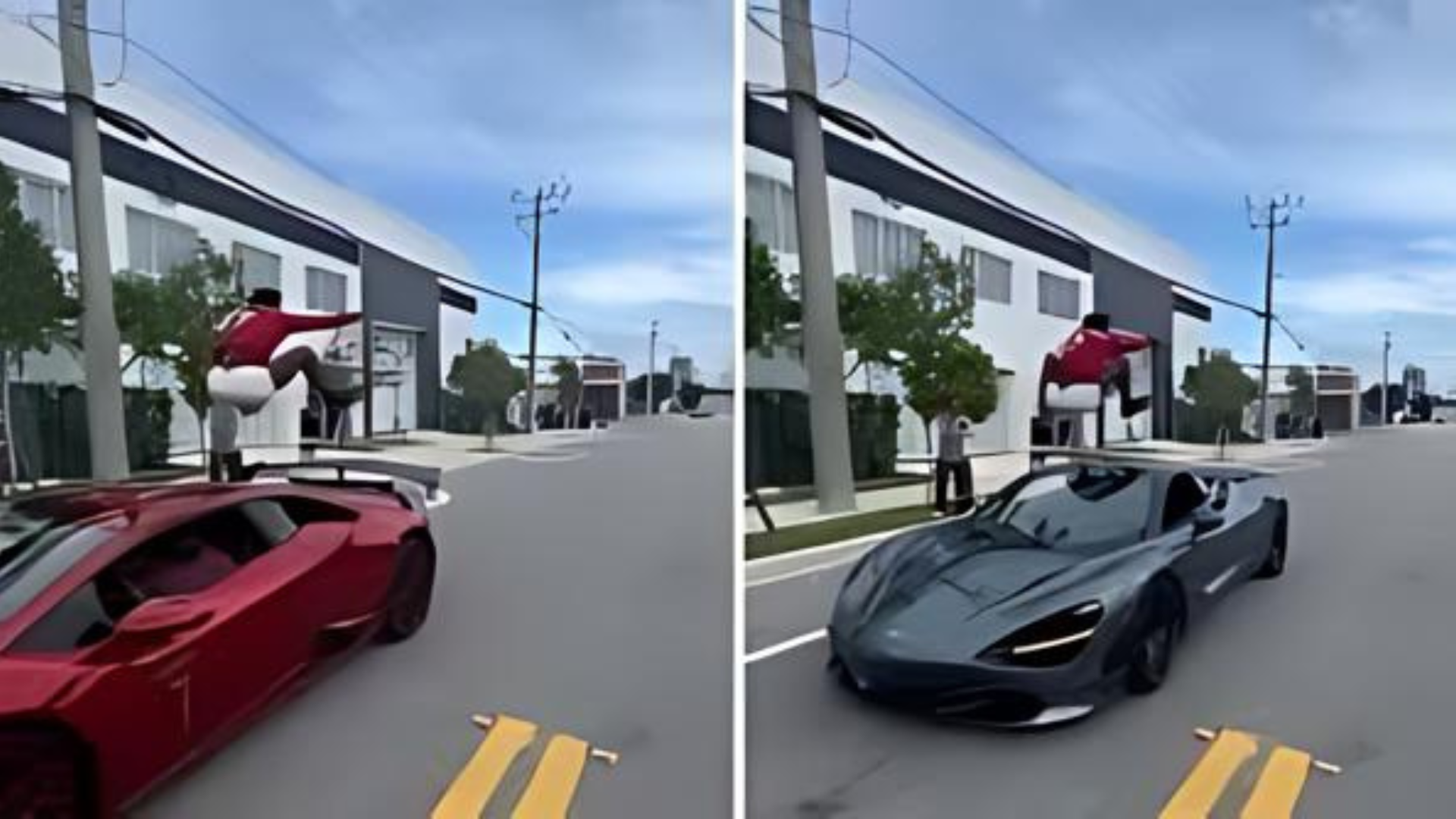 Watch: IShowSpeed's Viral Stunt, Jumping Over Two Speeding Luxury Cars