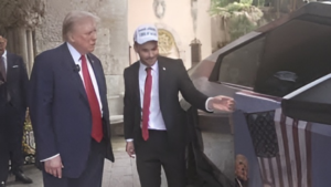 Watch: Adin Ross Gifts Donald Trump A Tesla Cybertruck, Elon Musk’s Reaction