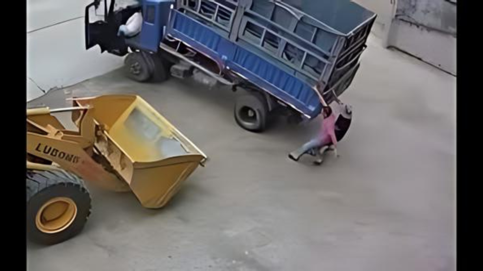 Watch: Woman Jumps Onto Moving Truck And Applies Handbrake Just In Time