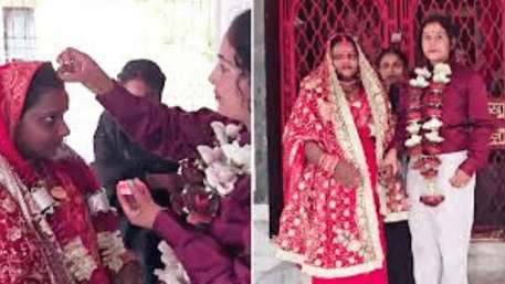 Watch: ‘Maami-Bhanji’ Wedding In Bihar, Woman Leaves Husband For Same Sex Marriage