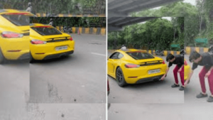 Watch: Man Lighting Cigarette With Porsche Exhaust, Stupid Games