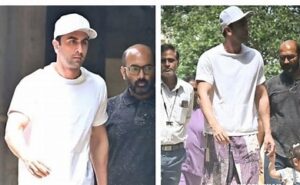 Ranbir Kapoor Adorably Lifts Daughter Raha During Mumbai House Visit Watch Video