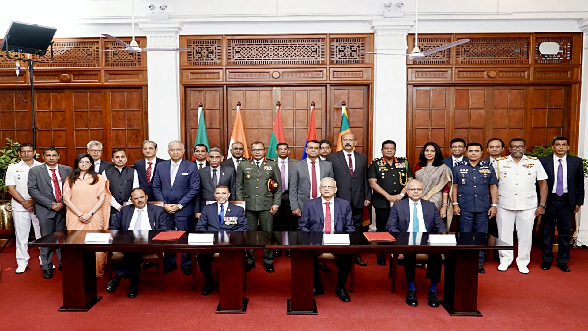 Ajit Doval signs the Charter and MoU for the establishment of the CSC Secretariat on August 30, 2024.