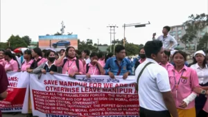 Manipur: Torch Rally in Imphal Amid Rising Ethnic Violence