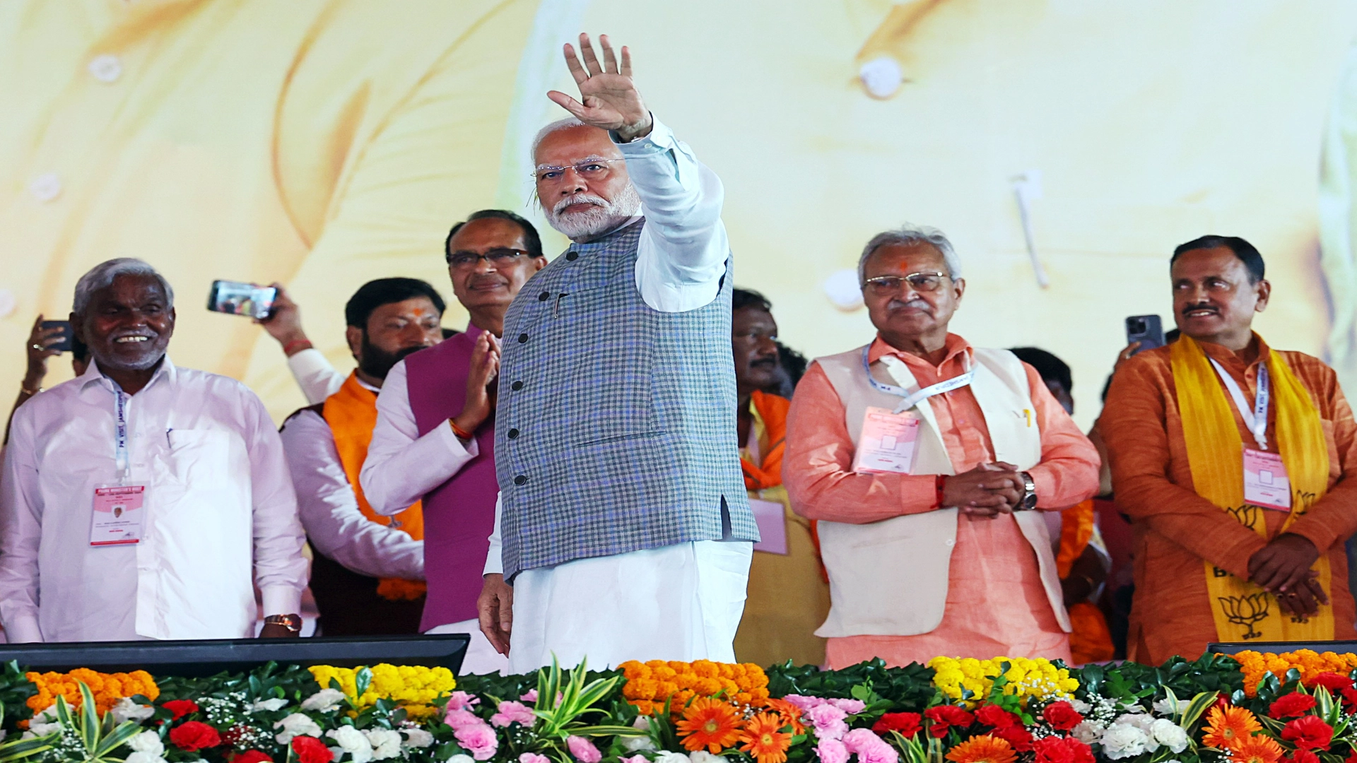 PM Modi addresses the BJP's 'Parivartan Maharally'