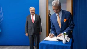 UN Chief Guterres, EAM Jaishankar Hold Talks On Pact For Future, Climate Challenges