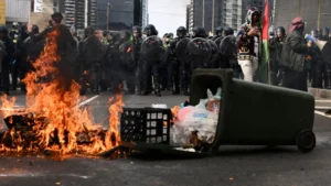 Protests Erupt At Australian Defense Expo: Dozens Arrested Amid Clashes