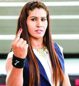 AAP pits WWE wrestler Kavita against Vinesh