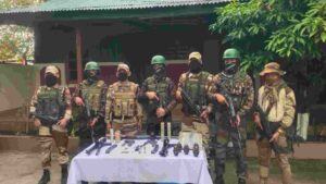 Security Forces Discover Major Weapons Cache in Manipur During Searches