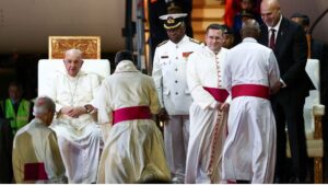 Pope Francis Arrives in Papua New Guinea as Part of 12-Day Southeast Asia and Oceania Tour