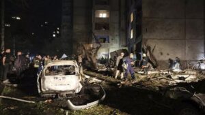 Russia Strikes Residential Building in Kharkiv, Leaving 21 Injured