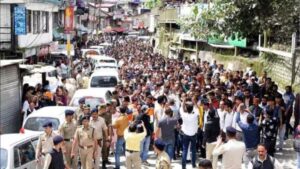 Protests in Shimla Over Alleged Illegal Construction of Sanjauli Mosque