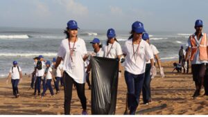 400 kg of plastic waste collected by Coastal Cleanup drive by Indian Coast Guard