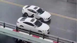 Watch: Typhoon Yagi Spurs Viral Acts Of Kindness, As Cars Protect Bikers From Yagi