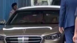 Watch: Mukesh Ambani Spotted Driving Mercedes With Daughter Isha By His Side