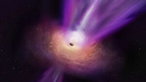 Giant Black Hole In Distant Galaxy Emits 2 Enormous Energy Jets | Details