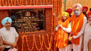 PWD Minister lays foundation for four-lane railway OVERBRIDGE